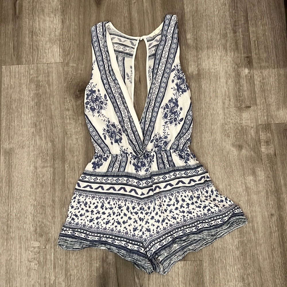 Open back romper